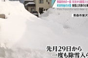 青森市、仕事始めに除雪が間に合わず9151件の苦情殺到