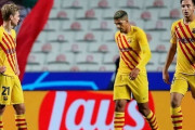 スペイン紙、2戦連続0-3惨敗のバルセロナを酷評！７人に０点採点の評価「リスボンで再び大失態」