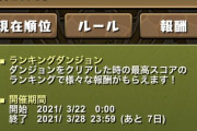 【パズドラ速報】13階層の残りタイム1.5倍で久しぶりのヴァース杯になりそう！ランダン「山本Pランク1000記念杯」開幕に対する反応まとめ