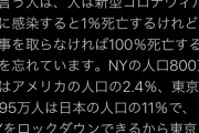 前新潟県知事  米山隆一「ロックダウンという人は、人は食事を取らなければ100%死亡する事を忘れている」    4/4