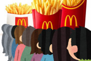 【販売休止】都内のマクドナルド、ポテトM・Lサイズの駆け込み行列発生ｗｗｗｗｗ