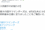 【朗報】元広島・小窪哲也が火の国サラマンダーズと契約合意