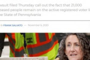 【米大統領選】ペンシルベニア州 有権者名簿に2万1000人の死亡者の名前があると 民間団体が連邦裁判所に提訴