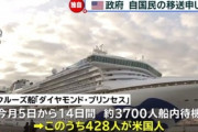 【新型肺炎】米国「クルーズ船に取り残されている米国人428人を本国へ移送する！」 船内からのSOS受け