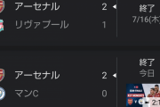 【朗報】アーセナルさん…なぜかシティを倒すほど強くなるｗｗｗｗｗ