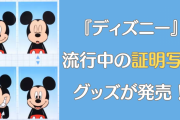 証明写真風グッズの流行が『ディズニー』にも到来で「ベイちゃんの証明写真かわいい」