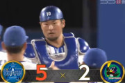 ベイスターズ 5－2 スワローズ　石田6回1失点の好投　戸柱の決勝3ランHRで勝利！