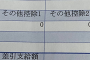 フルタイムで週５働いている人の給与明細が公開される