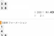 【競馬】その絞り方で取るとか半端ねーな