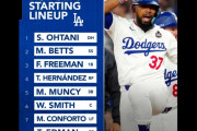 2025年のドジャースの予想ラインナップに対するドジャースファンの反応　【海外の反応】