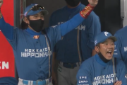【速報】日ハム大ピンチ乗り切る！稲田コーチも絶叫ｗｗｗ