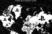 【画像】XboxとPSの世界勢力図がこれｗｗｗｗ