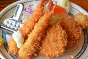 【問題】ミックスフライ定食の揚げ物3つの正解はなにか