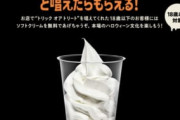 【速報】バーガーキング、店員に合言葉を言うとソフトクリーム無料ｗｗｗｗｗｗ
