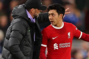 【リヴァプール】なぜ遠藤航をまた前半のみで交代させたのか　クロップ監督「結果とは関係なく、試合前に計画されていた」