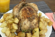 【画像】若鳥丸ごと一匹ローストチキン作った！