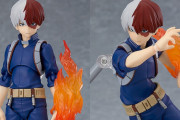 『ヒロアカ』轟焦凍のフィギュアがfigmaで登場！“個性”「半冷半燃」の炎と氷柱のエフェクト付き