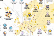 【画像】世界各国の「検索数トップポケモン」の可視化地図がこちら