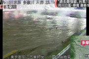 【緊急速報】多摩川が氾濫　台風１９号