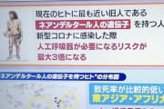 ネアンデルタール人はコロナで死にやすい！ネアンデルタールの遺伝子あると重症化リスク！[10/19]