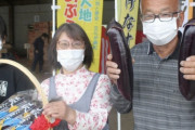 【朗報】山口県で「たまげなす」が初出荷　長さ30センチ
