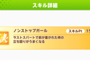 【ウマ娘】ジェミニ杯、ノンストップガールが不要とされる理由とは？