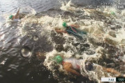 【画像】トライアスロンの五輪選手が泳いだ東京湾がこちらｗｗｗ