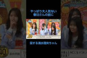 春日さんの前に屈する清水理央