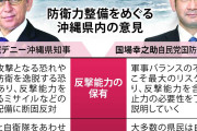 沖縄、北海道の工作員をなんとかせんと　～　政府「防衛力強化します」　沖縄の地元自治体「賛成」　沖縄県「反対！」←こいつ