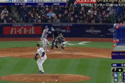 【ワールドシリーズ第3戦】左肩亜脱臼で強行出場の大谷翔平、第四打席はファールフライ…