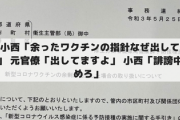 立憲小西「余ったワクチンの指針なぜ出してなかった」 元官僚「出してますよ」 小西「誹謗中傷やめろ」