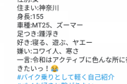 【動画】バイク女（20）右折レーンから強引に追い越しされブチ切れ「なんだこいつ、頭いかれてんなｗ」