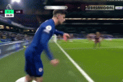◆Gif小ネタ◆チェルシーFWヴェルナーさんはモラタの系譜？ほっとけば入ったボールを止めて蹴ってバーに当てて外す(´・ω・`)