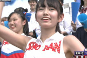 【動画】甲子園のチアガール、テレビ局のおっさんにセクハラされる