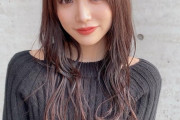 【NMB48】坂田心咲、山本望叶のお下がりニットを着る