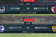 ◆Ｊ１◆20節 ガンバ2-0で鹿島を破り4連勝、鹿島連敗、大分田中達也の決勝Gで連勝、清水3連敗