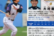 大村直之(33) 119試合 .291(419-122) 0本 30打点 OPS.667 通算1865安打