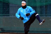 阪神・ドラ１佐藤輝明　嵐の始動　入寮翌日暴風雪の鳴尾浜でハツラツ９０分