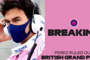 レーシングポイントのペレスがコロナ再検査で陽性反応、F1イギリスGP欠場