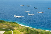 日米豪共同訓練「コープ・ノース22」で参加国戦闘機がグアム上空で編隊飛行を披露！