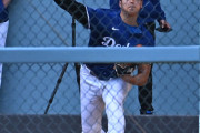 【MLB】大谷翔平、4日ぶりのブルペンで直球＆ツーシーム15球　山本由伸、佐々木朗希と日本人“そろい踏み”