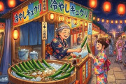 【冷やしキュウリで510人食中毒も･･･】花火大会の「豚の丸焼き」、キッチンカーの「ケバブ」も･･･酷暑の夏祭りで注意したい食べ物