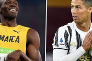 陸上のウサイン・ボルト氏「今は彼の方が速い」サッカー界のスター選手を絶賛