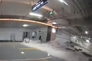 【動画】地下駐車場に洪水が押し寄せる瞬間が恐ろしい。（台風13号）