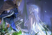 【FGO】湖のモルガン様＆アルトリアイラスト！！　湖にいざなうモルガン様いい////////