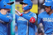 日ハム清宮万波野村、ロッテ安田藤原山口の比較