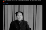 中国報道官が毛沢東の演説動画をSNSに投稿「完全勝利するまで戦う」徹底抗戦の姿勢示す狙いか！