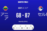 【バスケW杯2023】セルビアがベスト4一番乗り！米国を破ったリトアニアに完勝！