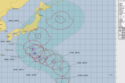 【ドゥージェン】台風25号が発生…21日頃に関東に最も接近か、風が強まり警報級の大雨も
