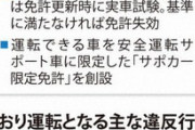 あおり運転　最大懲役５年、事故が起きなくても適用、違反すれば即免許取り消しの改正道交法成立